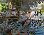 La Grenouillère, Claude Monet (French, Paris 1840–1926 Giverny), Oil on canvas